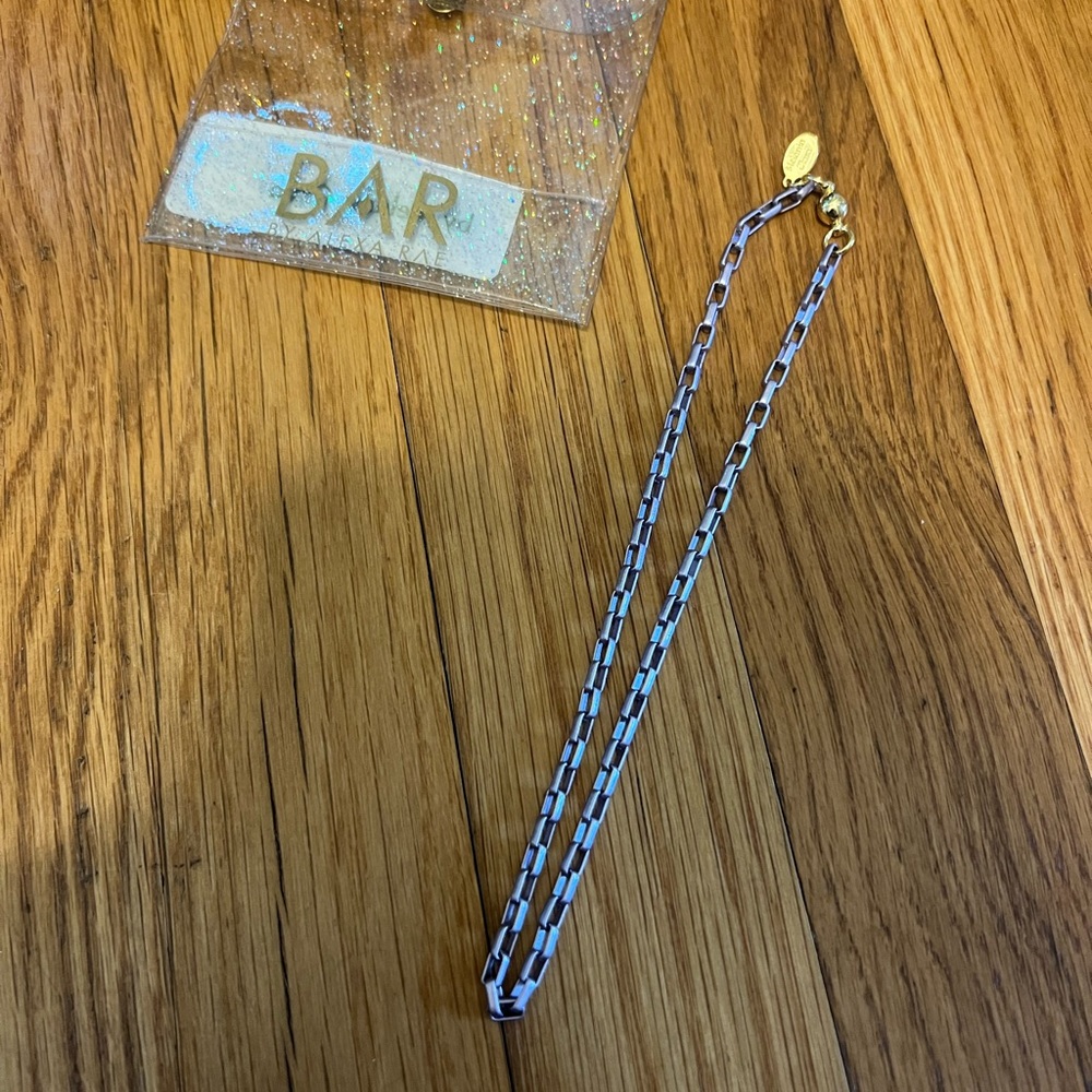 BAR Two-Tone Gold and Silver Necklace